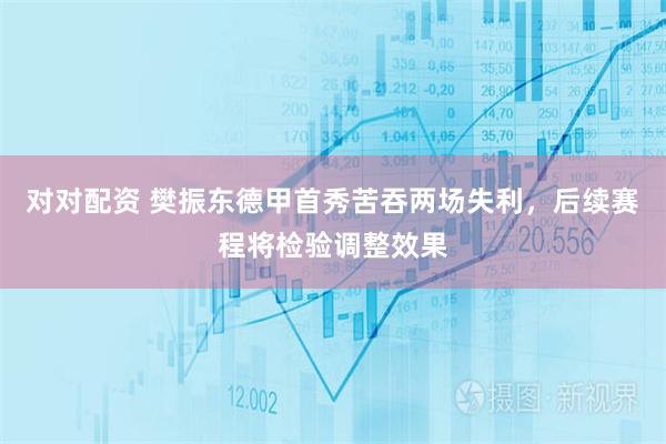 对对配资 樊振东德甲首秀苦吞两场失利，后续赛程将检验调整效果